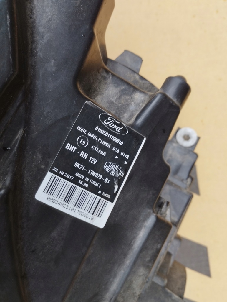 фото №5, Лампа левая правая передняя ford transit custom