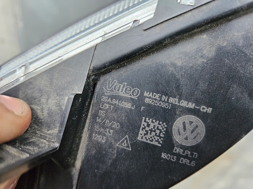 фото №3, Vw t-roc противотуманная фара led drl левый перед