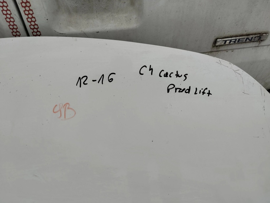 фото №2, Капот citroen c4 cactus przed liftem 2014-2017