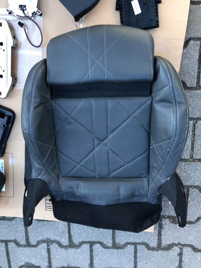 фото №6, Citroen ds7 обшивка сидіння правий перед eu шкіра