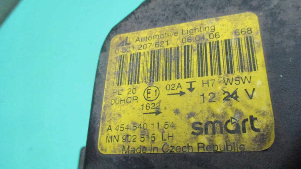 фото №6, Smart forfour 06r anglik лампа левая перед 0301207621 a4545401154