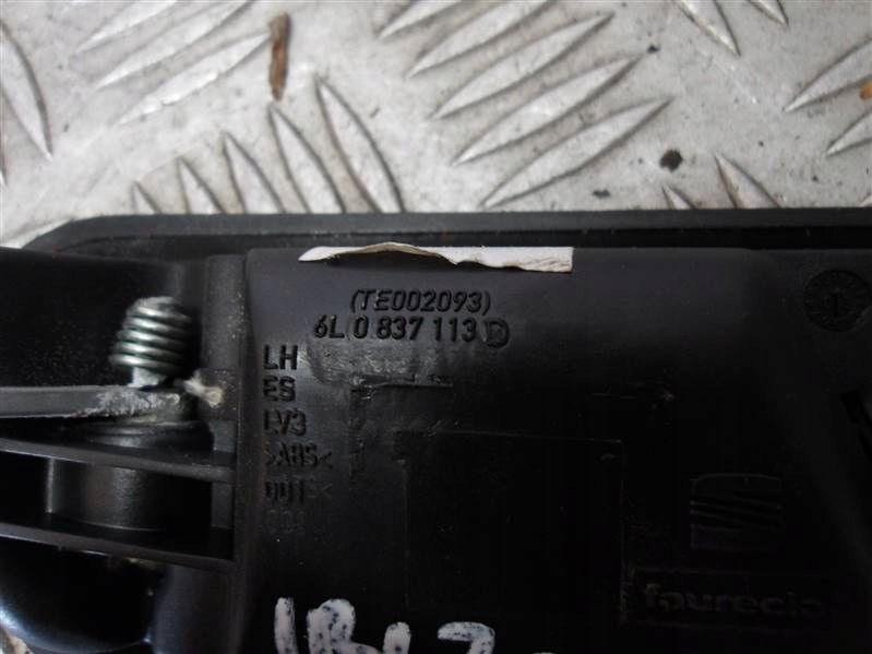 фото №3, Ручка левая передняя внутренняя seat ibiza iii