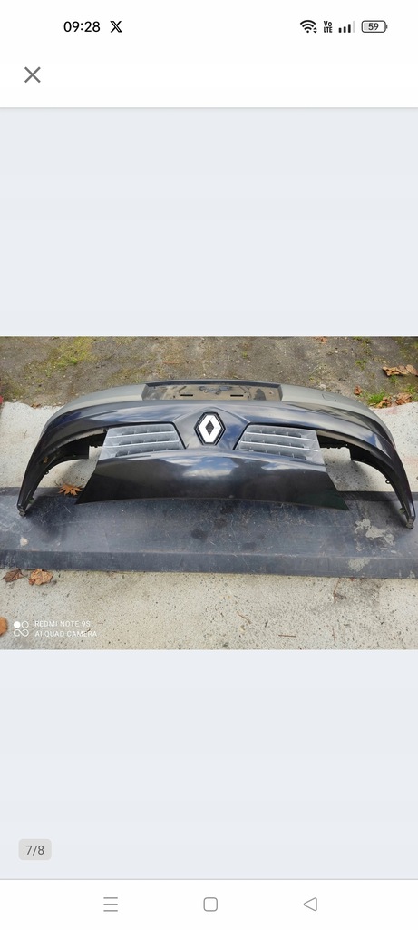 фото №7, Бампера перед renault scenic 2 nv676 kompletny śląsk