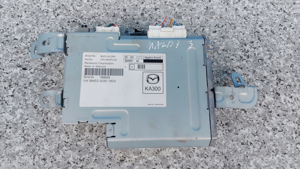 фото №1, Mazda 3 bm усилитель радио bhs366drx