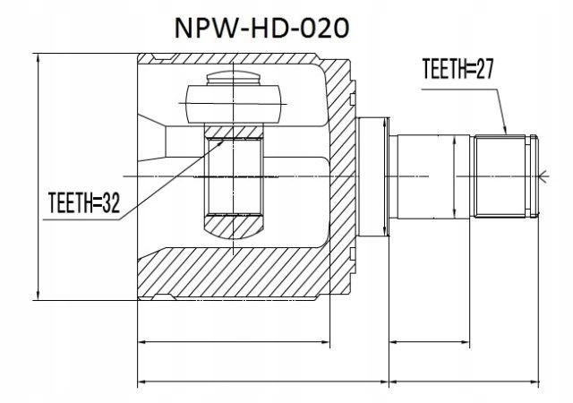 фото №2, Npw-hd-020 nty шарнір внутрішній