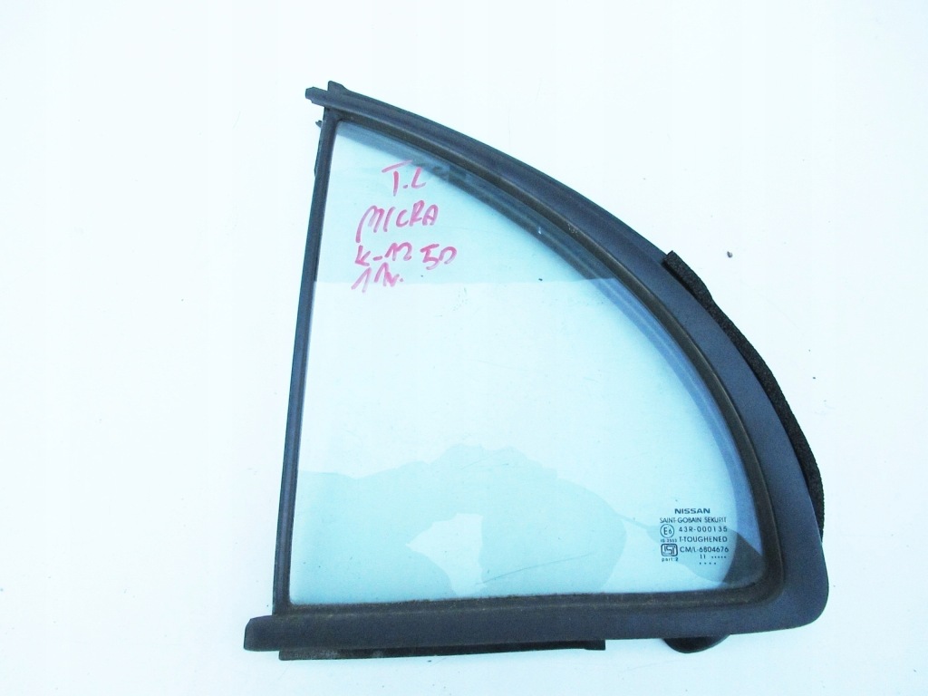фото №1, Скло задня ліва nissan micra k13 5d 2011-2016r