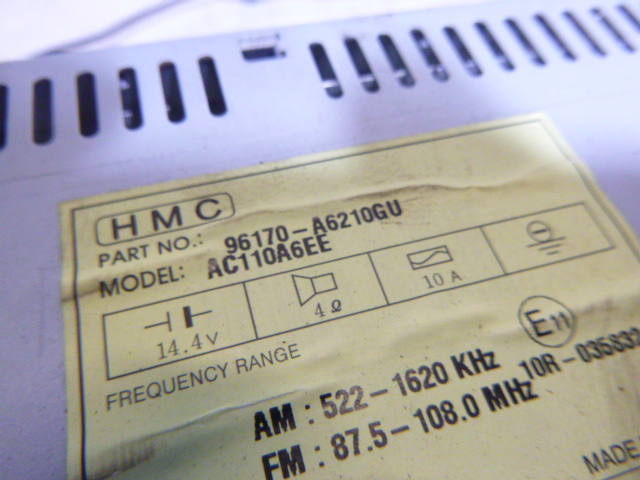 фото №3, Радіопрогравач радіо hyundai i30 ii 12-17