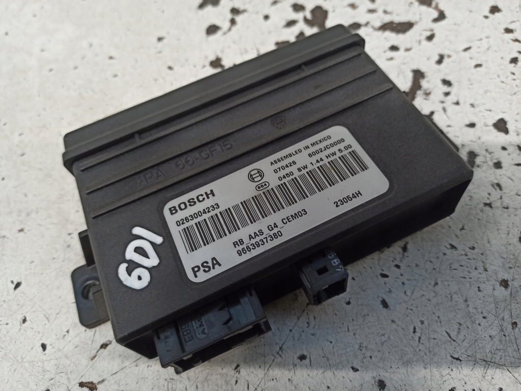 фото №1, Citroen c4 grand picasso модуль pdc 9663937380