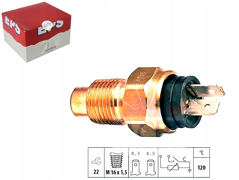фото №1, Датчик температуры жидкость радиатора [eps]