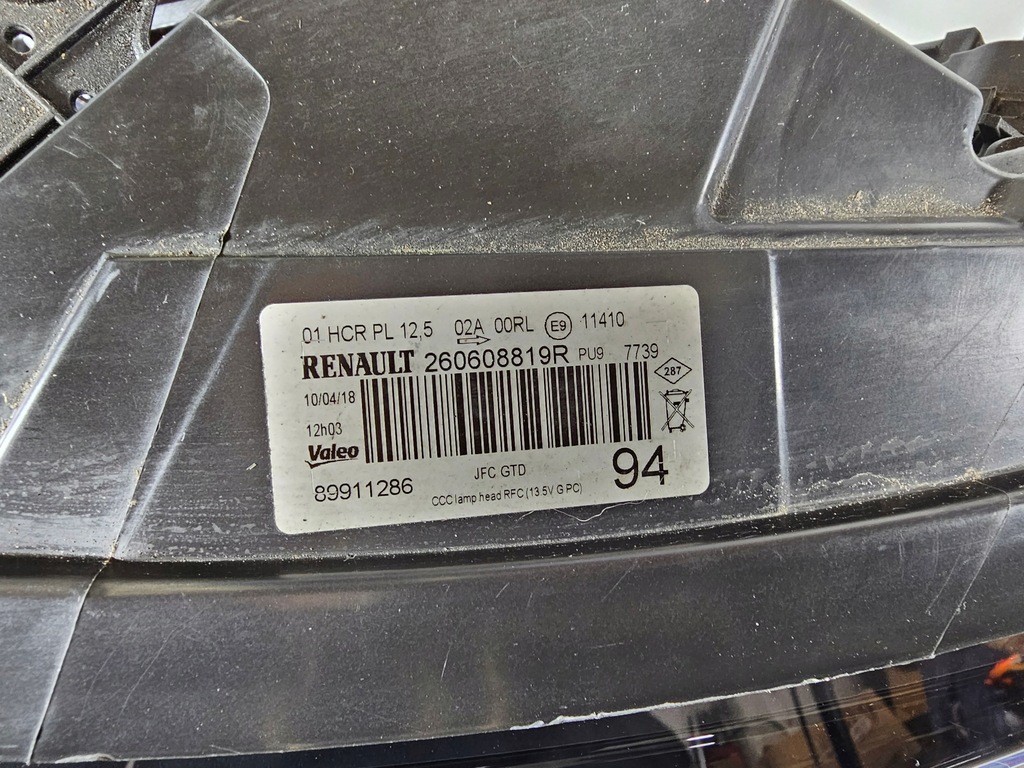 фото №5, Espace v лампа full led комплект 260608819r