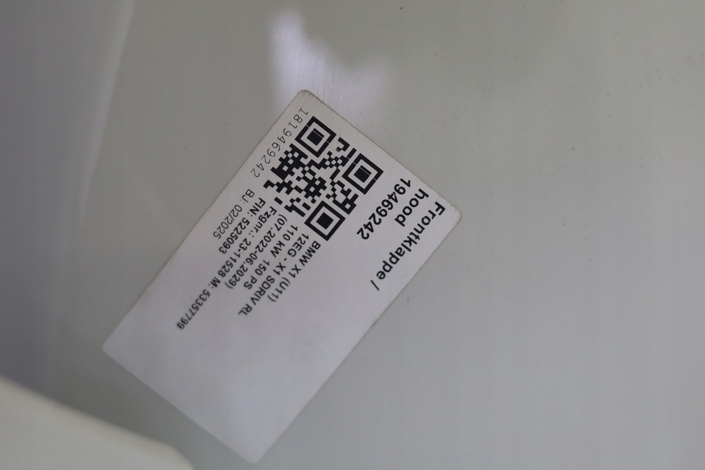 фото №6, Перед bmw x1 u11 капот бампер m-pakiet крыло pas a300