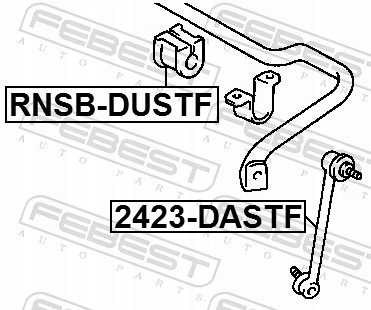 фото №3, Стрижень стабілізатора передній renault duster 2011-