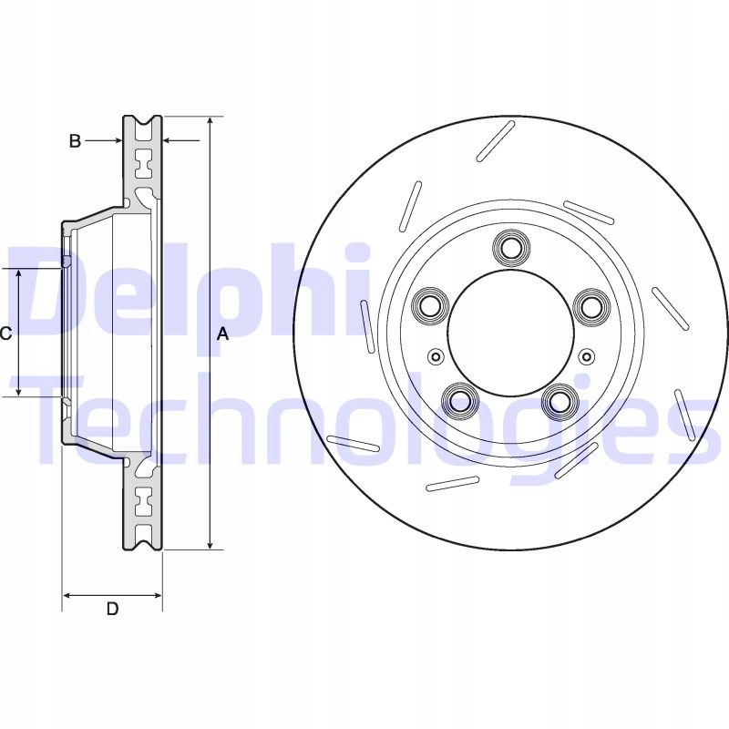 Delphi bg9164c диск гальмівна Доставка