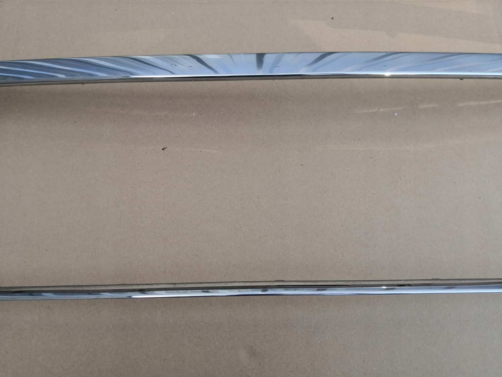 фото №6, Toyota highlander ii 07- хром бампер перед решётка радиатора