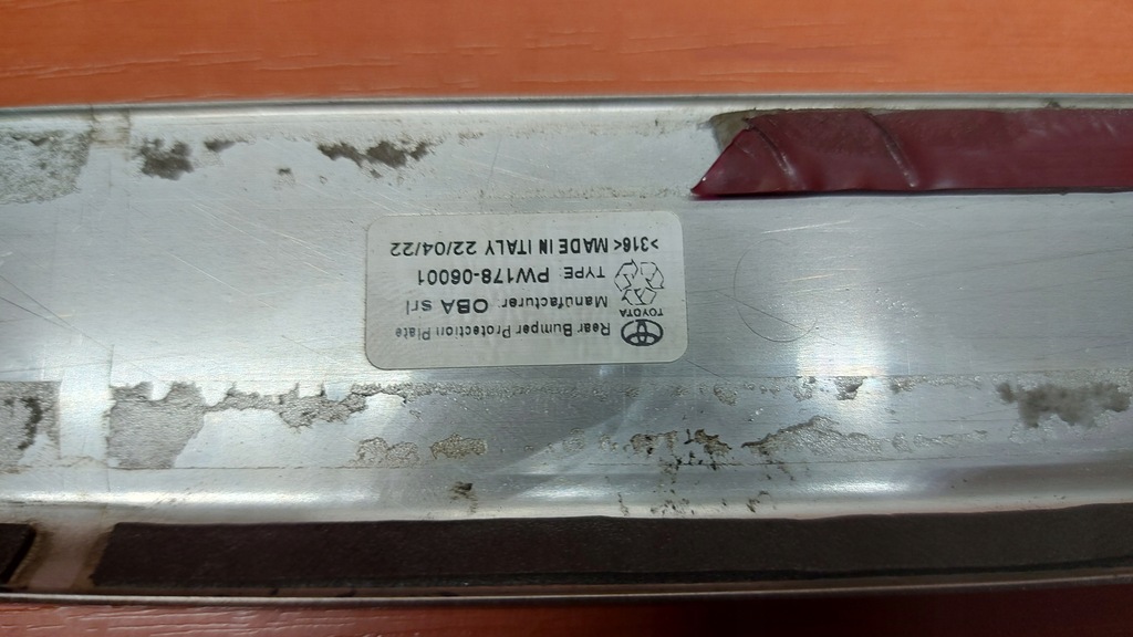 фото №11, Молдинг накладка na бампер бампера задня задня toyota camry viii 18-