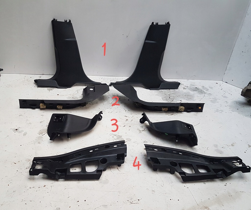 фото №1, Молдинг пластик накладка захист стійка поріг alfa romeo stelvio