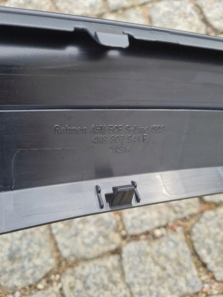 фото №9, Спойлер диффузор бампера задняя 4m8807568 4m8807941f audi q8 sq8