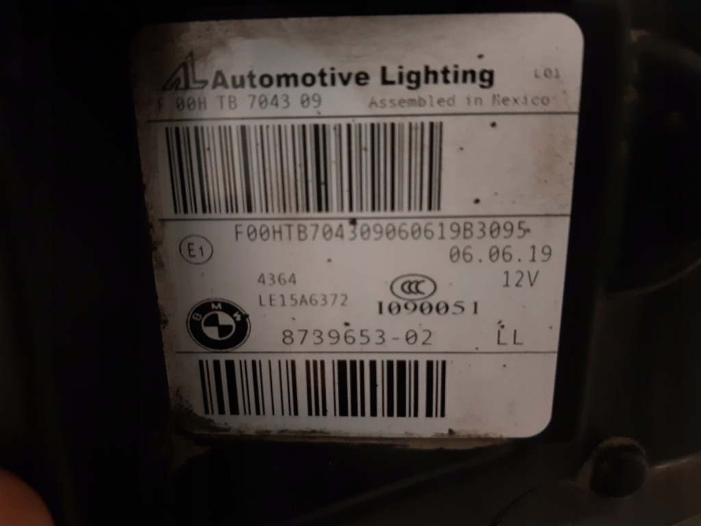 Bmw x3 g01 g02 адаптивний led ліва 8739653-02 Зі Шроту