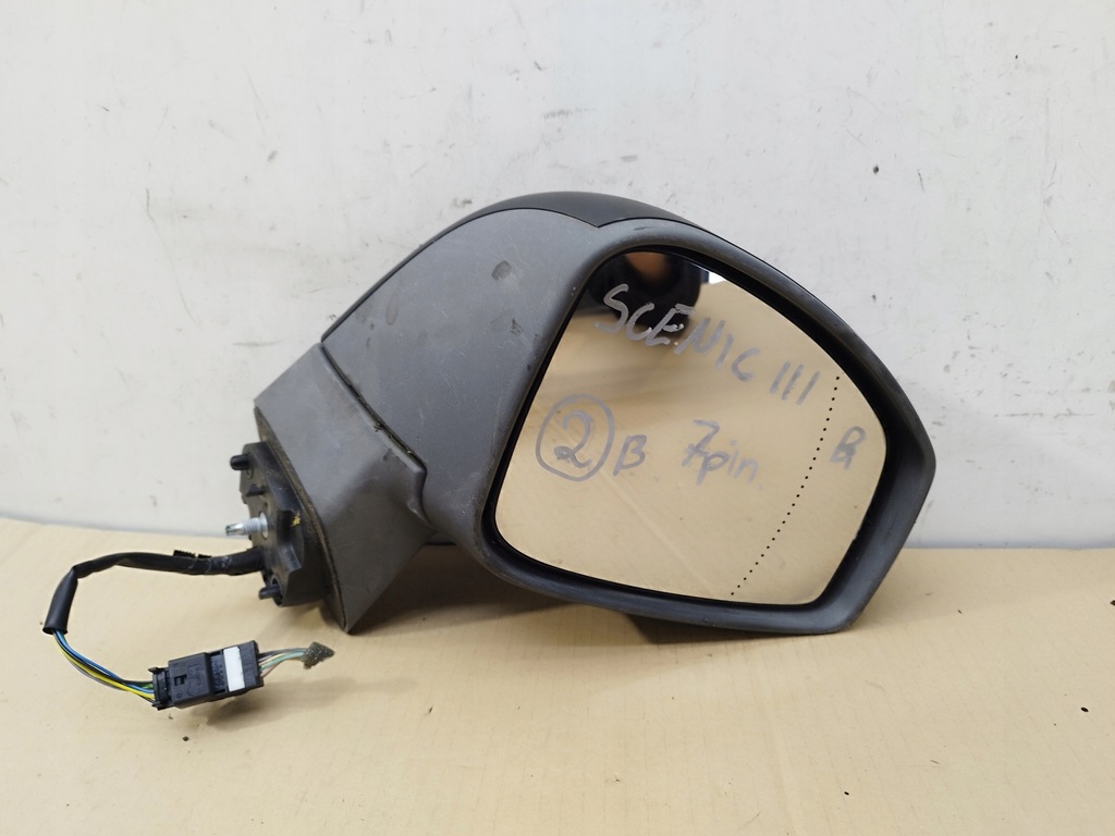 фото №9, Дзеркало праве правий перед 7 pin renault scenic iii 3 lift 2012-2016 tegne