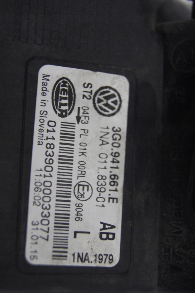 фото №13, Противотуманная фара левый решётка левая противотуманной фары бампера passat b8 kombi