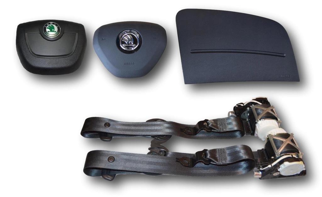 фото №1, Skoda roomster pas ремни подушки безопасности комплект подушка безопасности