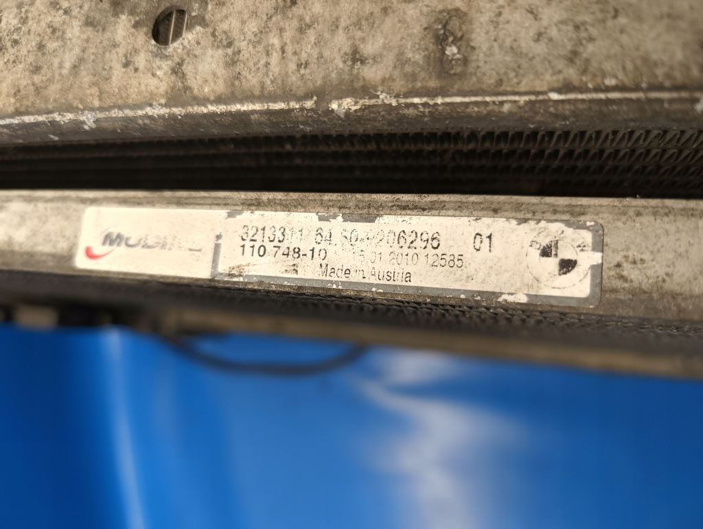 фото №7, Комплект радиатор вентилятор bmw 1 e87 116d e81 e90 e91 10r. 2.0d