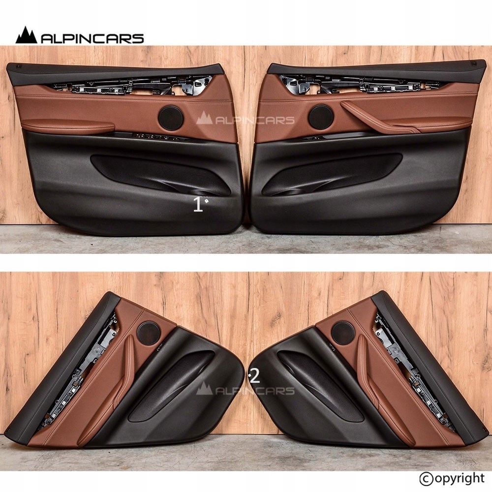 фото №8, Bmw f16 x4 оббивка сидіння середина шкіра