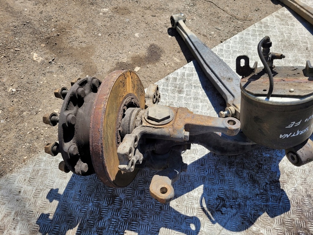 фото №9, Oś балка перед передняя комплектная ступица поворотный кулак volvo fe 6x2 d7e e-5