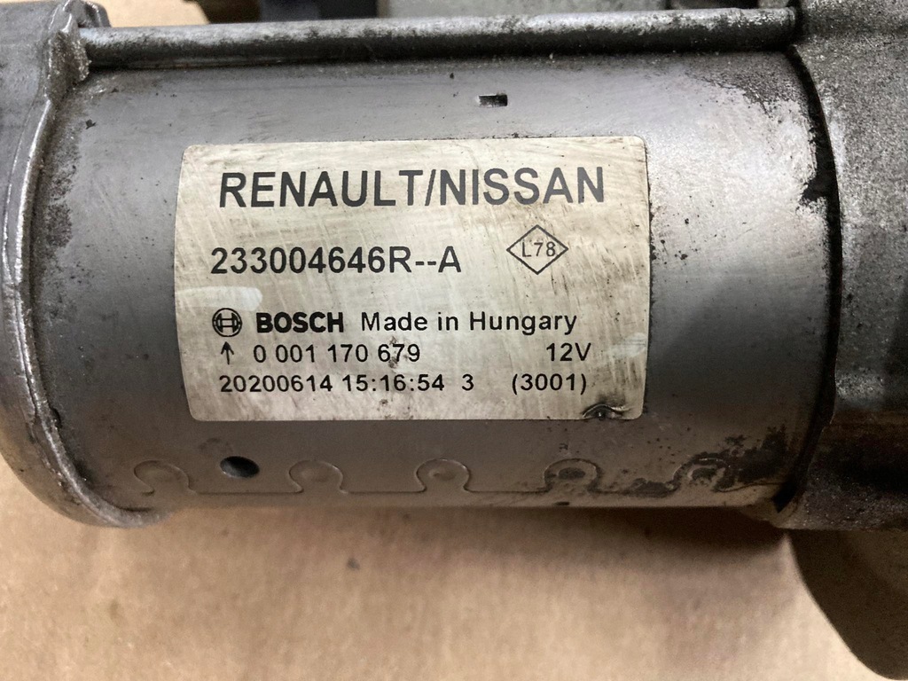фото №5, Стартер renault captur ii 1.0 tce 11 tyś 233004646r