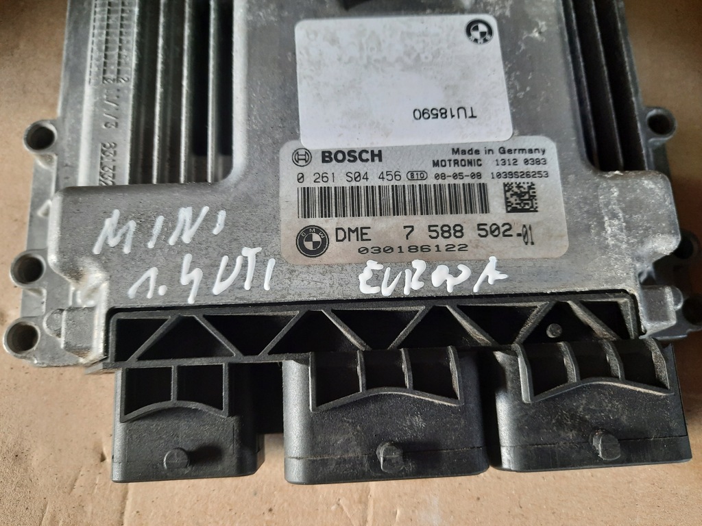 фото №4, Mini one r56 1.4vti бортовий комп'ютер модуль набір стартовий cas