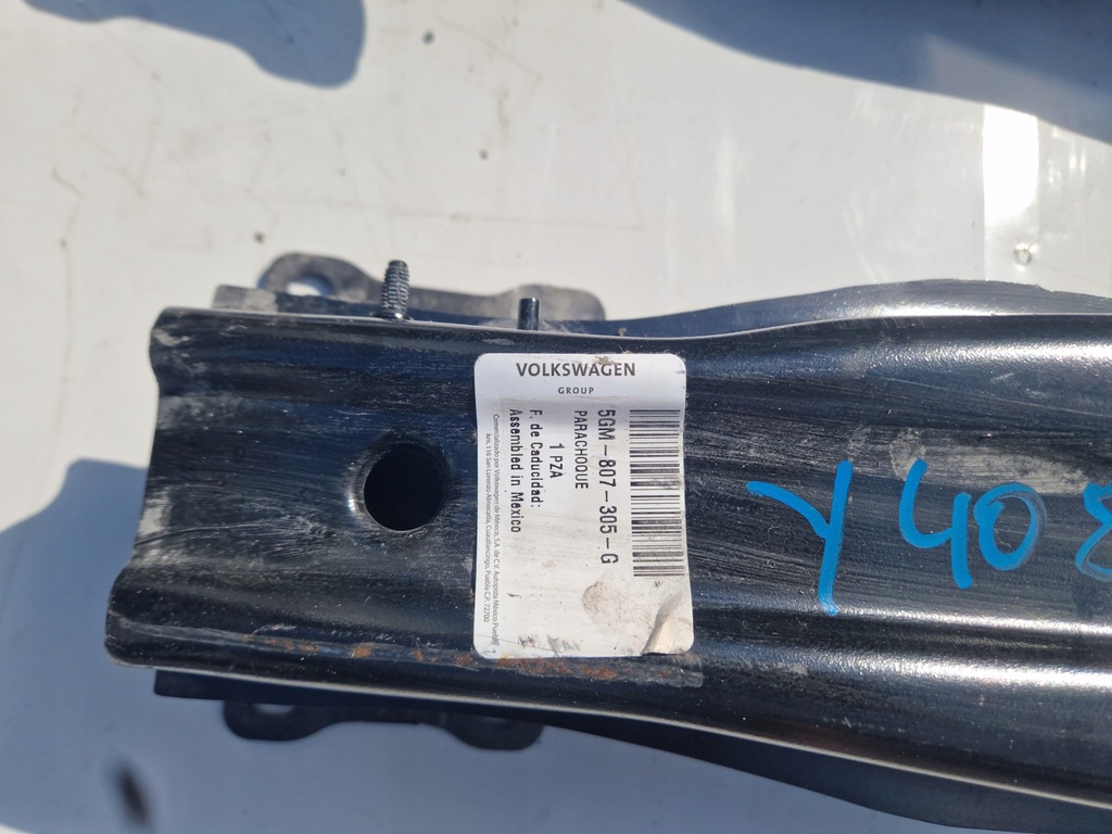 фото №10, Vw golf e-golf r балка усилитель бампера балка бампер задняя задняя 5gm