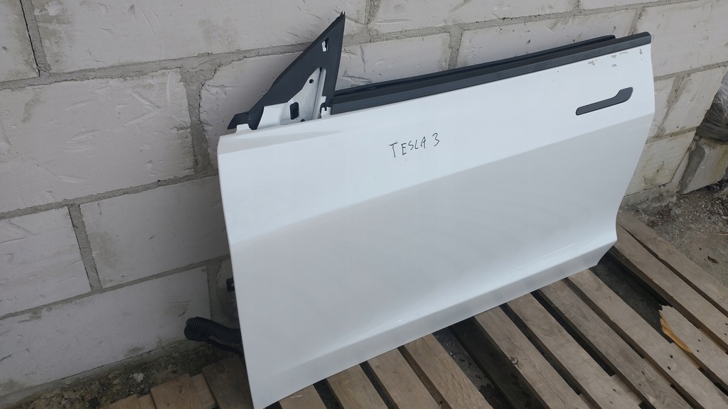 фото №3, Tesla model 3 двері ліва передні лівий перед