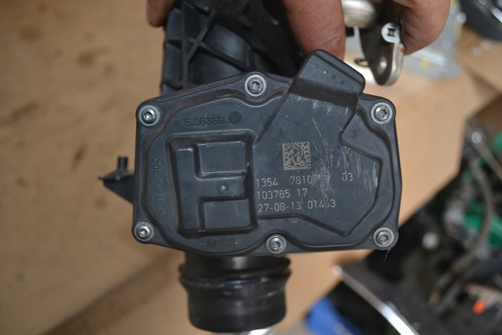 фото №6, Коллектор всасывающий bmw 3 e91 316 d 108452s10 108452s10 дроссельная заслонка