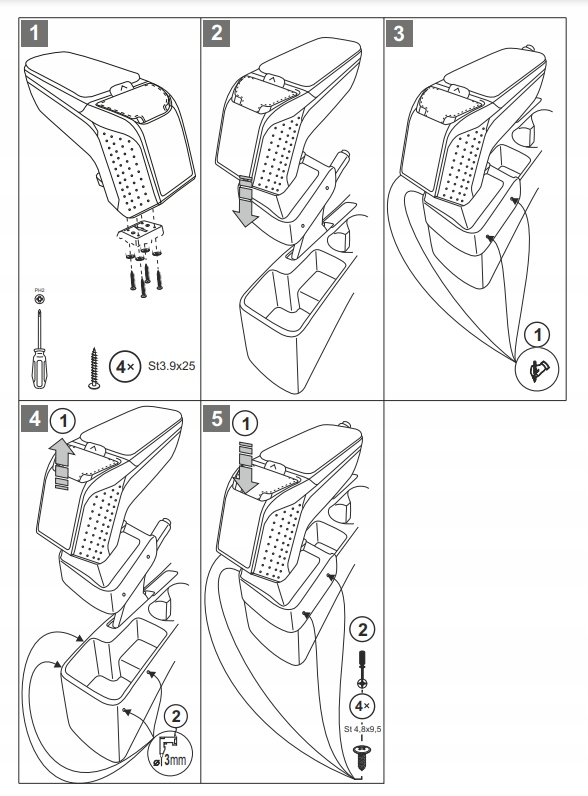 фото №11, Kia rio 2017- kia stonic 2017- подлокотник luxus armster 2 wrocław