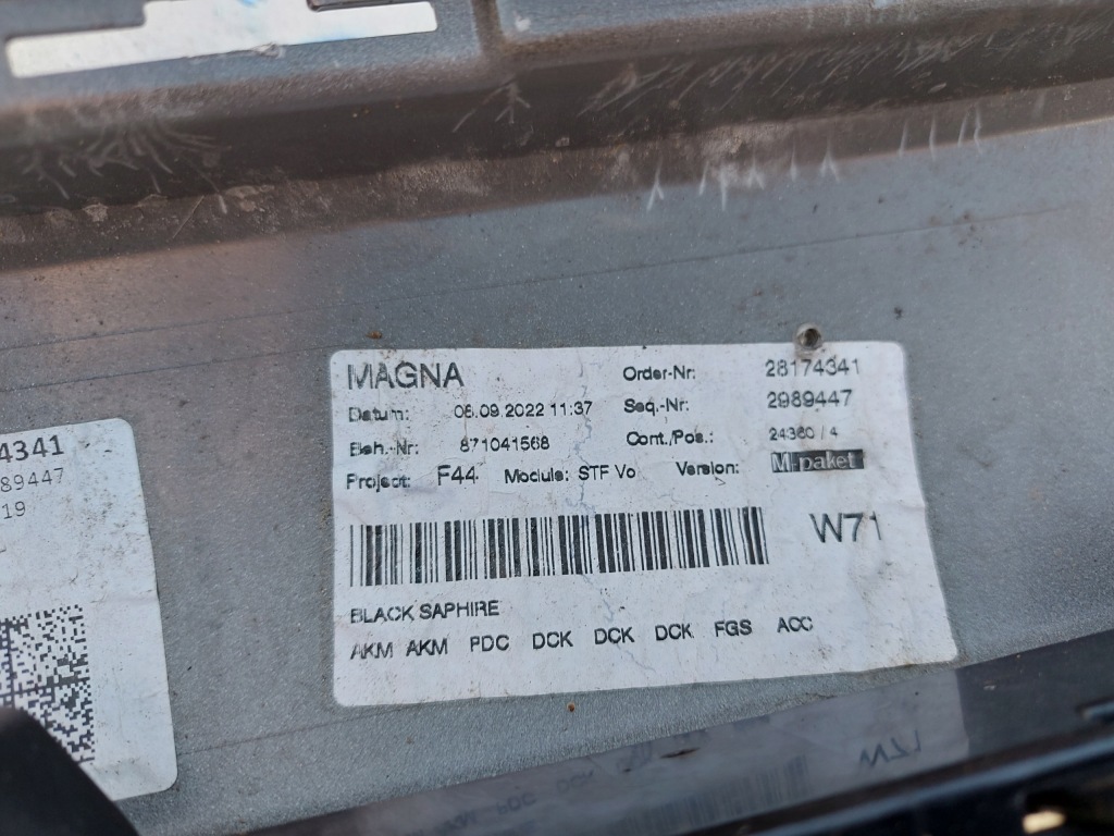 фото №13, Bmw 2 f44 m набор бампер передний перед