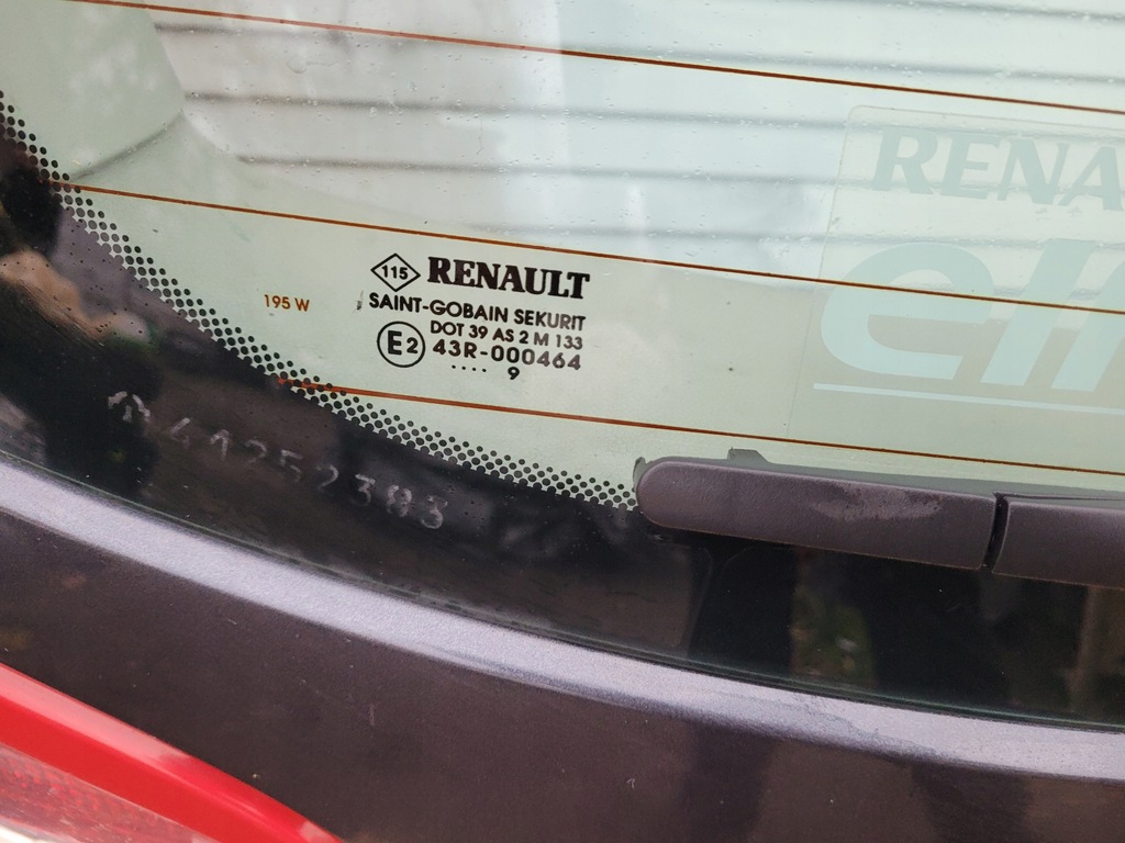 фото №6, Кришка багажника багажника задня задня renault scenic iii 3