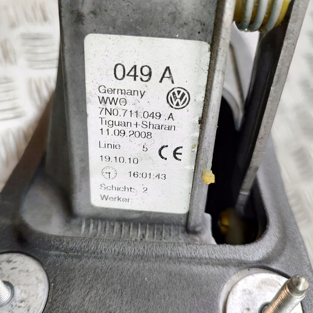 фото №7, Volkswagen sharan 2011 домкрат перемикання передач / верхній