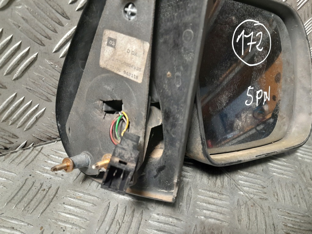 фото №8, Renault kangoo дзеркало праве 5 pin