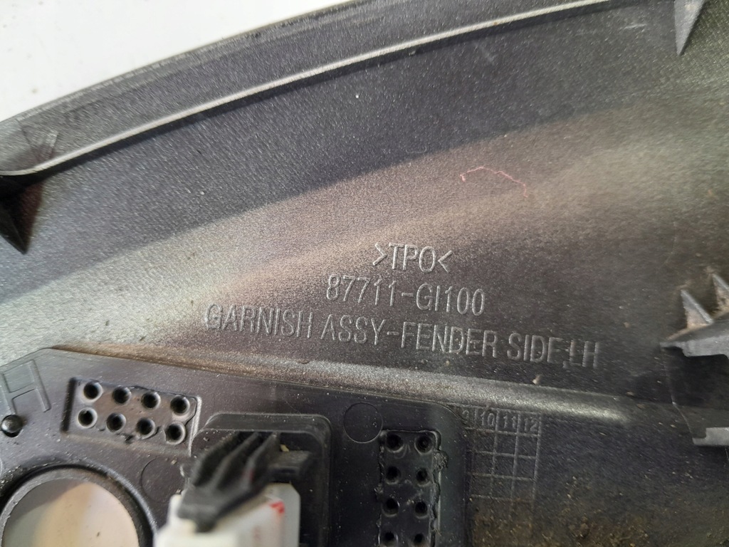 фото №12, Hyundai ioniq 5 молдинг накладка крила лівий перед 87711-gi100