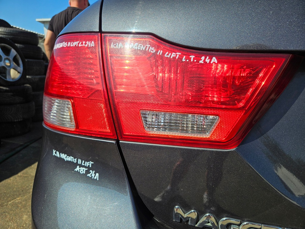 фото №8, Kia magentis ii lift лампа левый задняя левая задняя крышка багажника с крышки w крышка