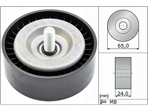 фото №2, Schaeffler ina 532 0782 10 ролик напрямна / напрямна, ремінь клиновий зубчастий