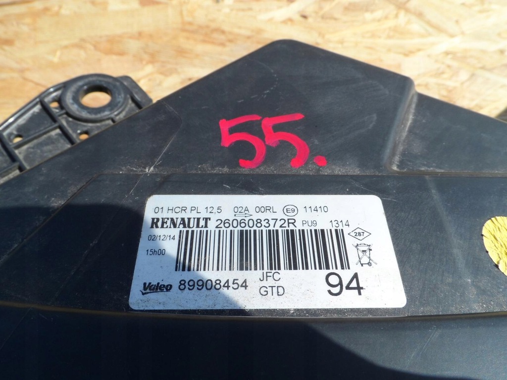 фото №4, Лампа перед левая renault espace v led pure vision