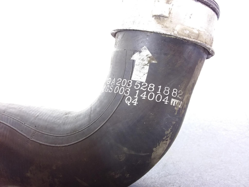 фото №3, Mercedes c w203 труба інтеркулер a20352811882