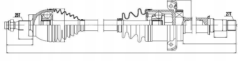 фото №13, Приводной вал правая механическая коробка передач mercedes klasa b w245 04-