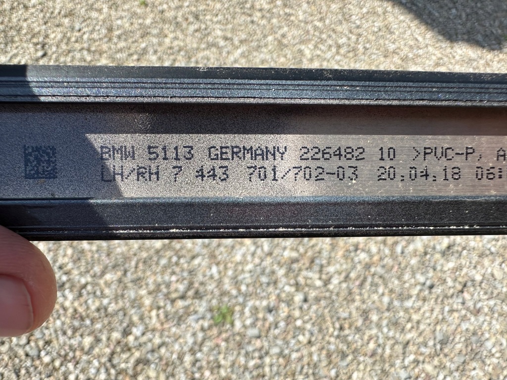 фото №6, Bmw x2 f39 молдинг кровельная левая b39 7443701