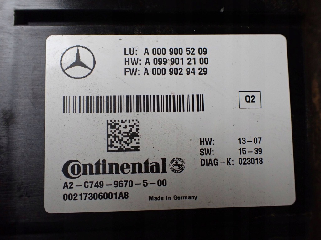 фото №4, Круїз-контроль радар відстані mercedes gls ii x166 3.0 17r a0999012100 9595