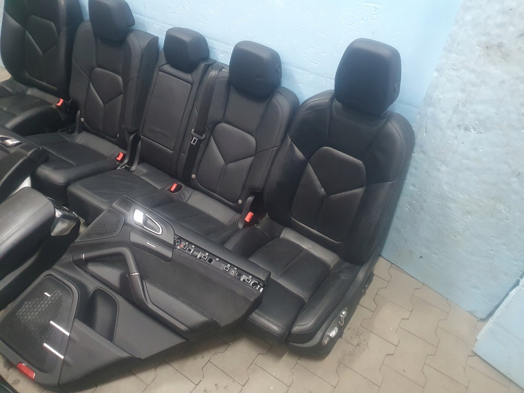 фото №4, Сиденья обшивки обивка porsche cayenne 7p5 gts комплект