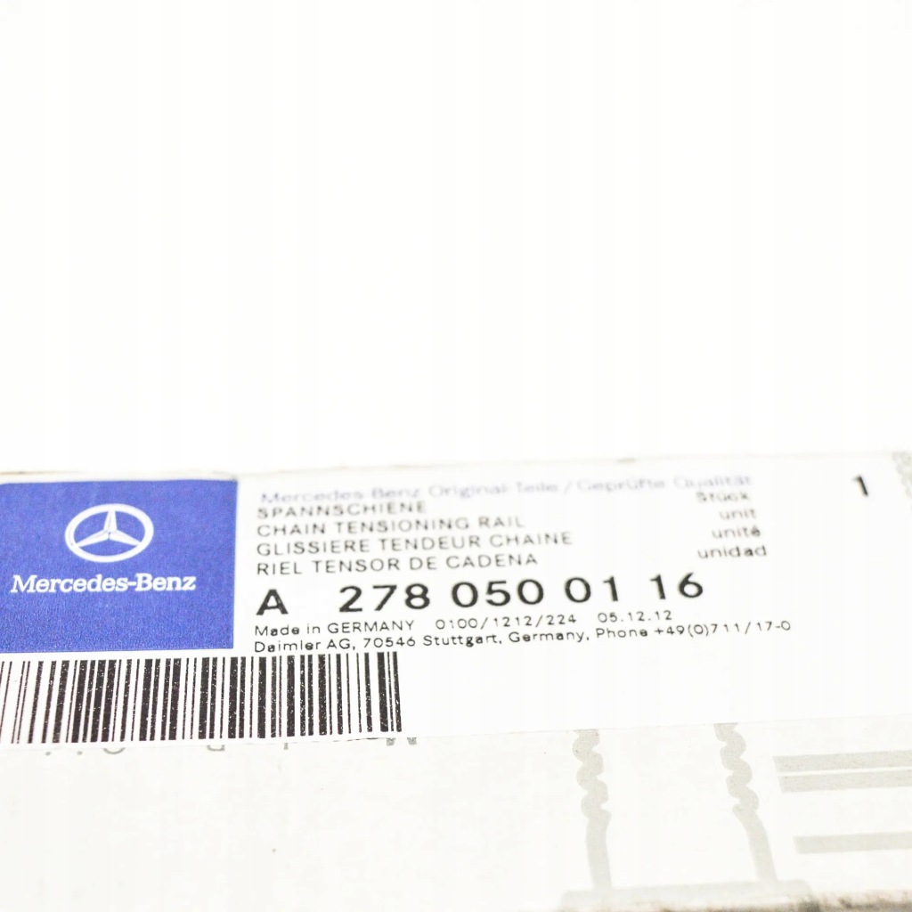 Mercedes benz ml w166 левый цепь вала распределительного вала a2780500116 оригинальный Недорого