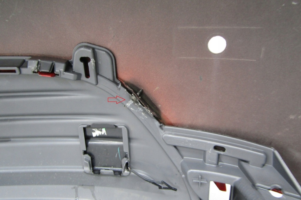 Бампер задняя задний renault clio 4 iv hb рестайлинг  16- Оригинал