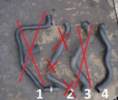 фото №1, Mercedes e-klasa w210 2.2 lift шланг трубка wody